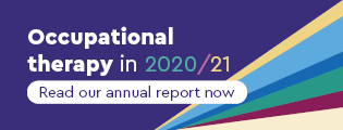 Occupational therapy in 2020/21: Read our annual report now